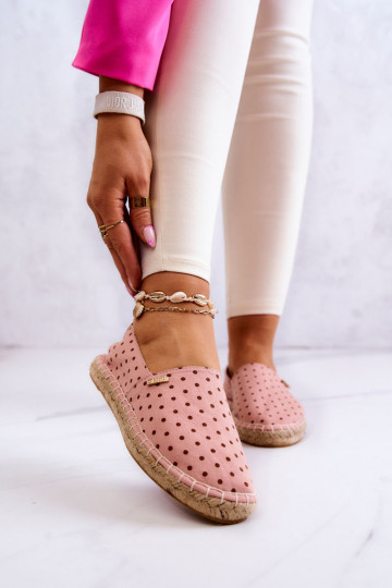 espadrilles ar punktiņiem Big Star JJ274869 Rozā krāsas 2