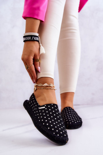 espadrilles ar punktiņiem Big Star JJ274867 melnas krāsas