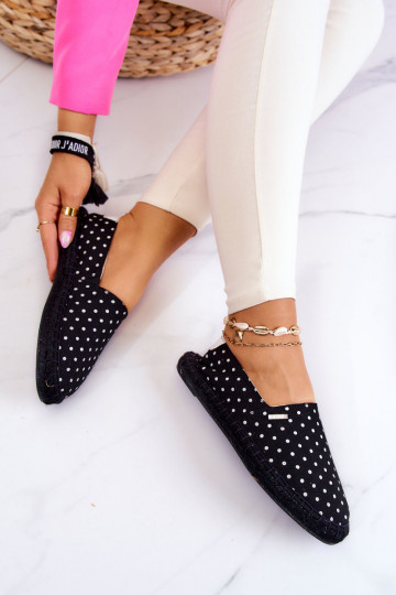 espadrilles ar punktiņiem Big Star JJ274867 melnas krāsas 2