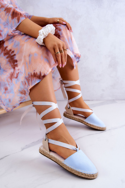 Šņorējamas espadrilles Big Star JJ274863 Zilas krāsas Šņorējamas espadrilles Big Star JJ274863 Zilas krāsas