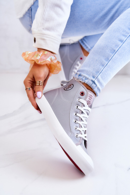 tõmblukuga Cross Jeans JJ2R4057C Pelēkas krāsas tõmblukuga Cross Jeans JJ2R4057C Pelēkas krāsas