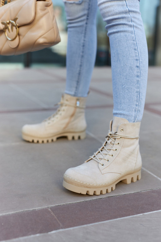 zamšādas Sieviešu puszābaki apavi Pelēkas krāsas Layden zamšādas Sieviešu puszābaki apavi Pelēkas krāsas Layden