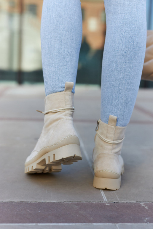 zamšādas Sieviešu puszābaki apavi Pelēkas krāsas Layden zamšādas Sieviešu puszābaki apavi Pelēkas krāsas Layden