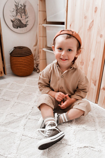 Bērnu apavi tõmblukuga Haki krāsas Filemon 2