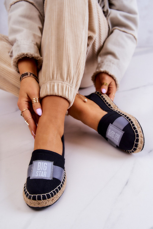 Espadrilles Big Star JJ274963 melnas krāsas Espadrilles Big Star JJ274963 melnas krāsas