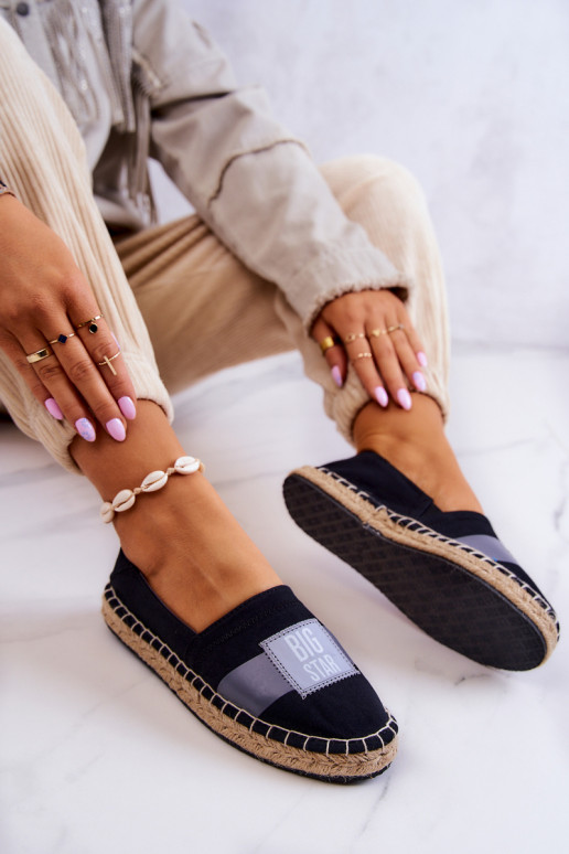 Espadrilles Big Star JJ274963 melnas krāsas Espadrilles Big Star JJ274963 melnas krāsas