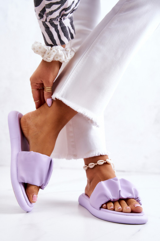 Klasiska modeļa Čības violetās krāsas Feline