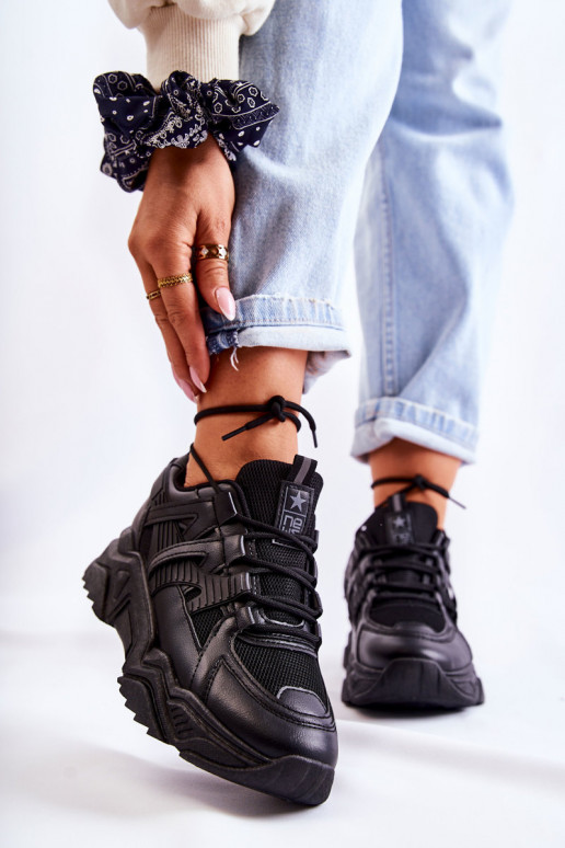 Stilīgasrnas brīvā laika apavi melnas krāsas Daren