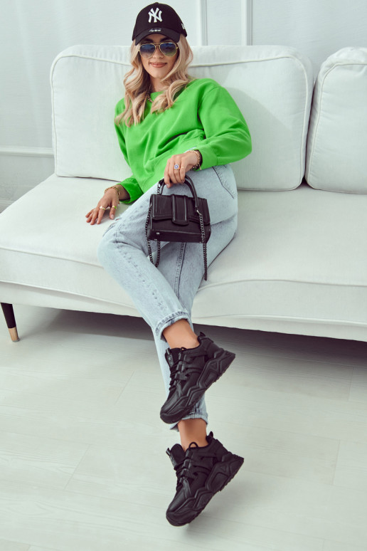 Stilīgasrnas brīvā laika apavi melnas krāsas Daren