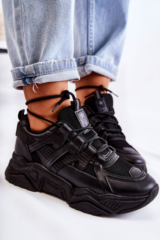 Stilīgasrnas brīvā laika apavi melnas krāsas Daren