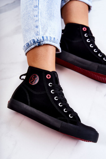 apavi  tõmblukuga Cross Jeans JJ2R4055C melnas krāsas 2