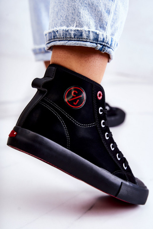 apavi  tõmblukuga Cross Jeans JJ2R4055C melnas krāsas apavi  tõmblukuga Cross Jeans JJ2R4055C melnas krāsas