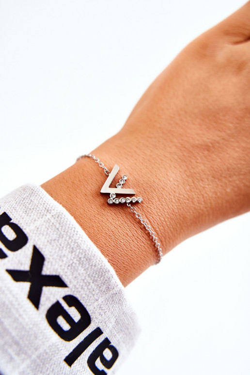 Aproce  ar mirdzošiem spīdumiņiem Sudraba krāsas Aproce  ar mirdzošiem spīdumiņiem Sudraba krāsas