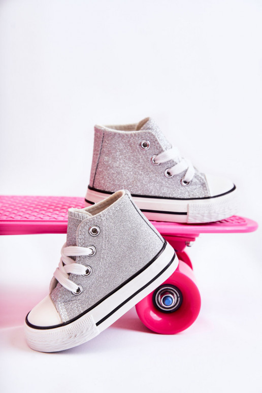 Bērnu apavi Sudraba krāsas Catrina Bērnu apavi Sudraba krāsas Catrina