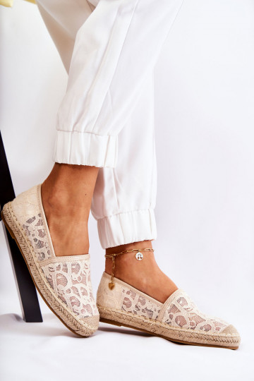 Klasiska modeļa   espadrilles  smilšu krāsas Catris 2