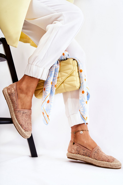 Klasiska modeļa   espadrilles  Nude Catris Klasiska modeļa   espadrilles  Nude Catris
