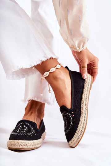 espadrilles melnas krāsas Meredith 2