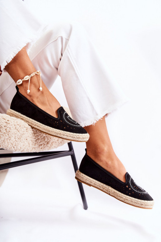 espadrilles melnas krāsas Meredith espadrilles melnas krāsas Meredith