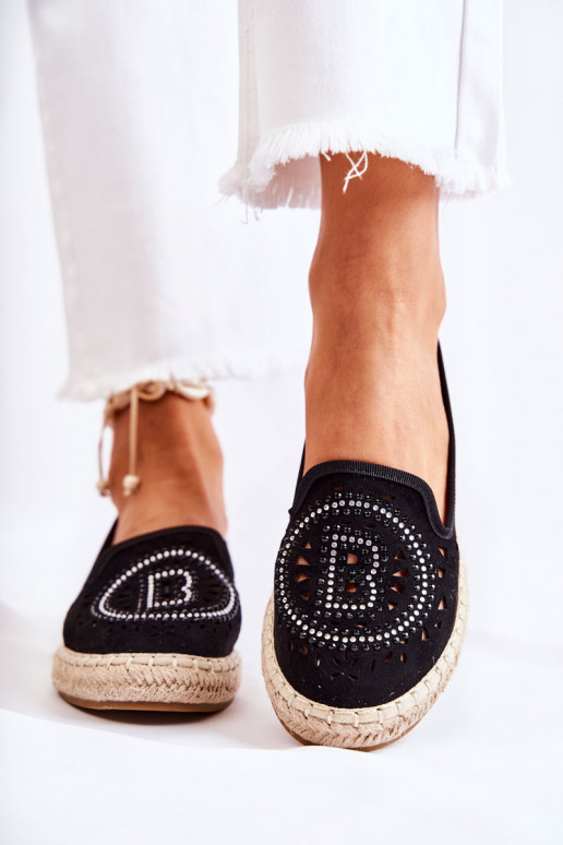 espadrilles melnas krāsas Meredith espadrilles melnas krāsas Meredith