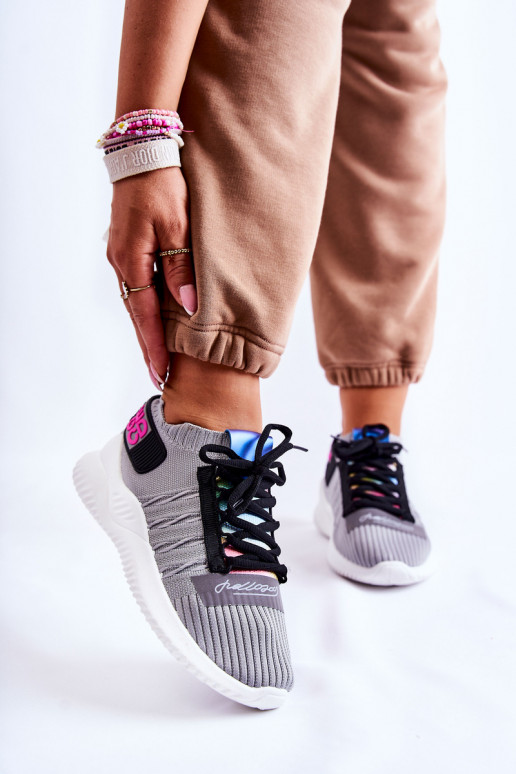 Sportiska stila apavi Sneakers modeļa apavi Pelēkas krāsas Klayra Sportiska stila apavi Sneakers modeļa apavi Pelēkas krāsas Klayra