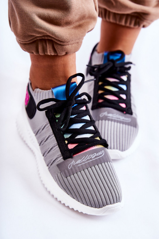 Sportiska stila apavi Sneakers modeļa apavi Pelēkas krāsas Klayra Sportiska stila apavi Sneakers modeļa apavi Pelēkas krāsas Klayra