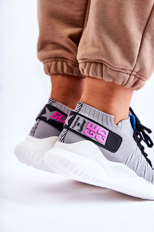 Sportiska stila apavi Sneakers modeļa apavi Pelēkas krāsas Klayra Sportiska stila apavi Sneakers modeļa apavi Pelēkas krāsas Klayra