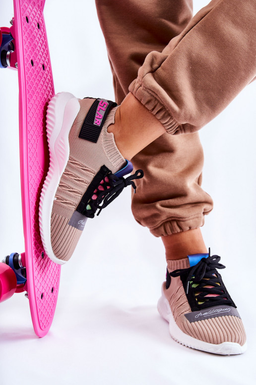 Sportiska stila apavi Sneakers modeļa apavi smilšu krāsas Klayra Sportiska stila apavi Sneakers modeļa apavi smilšu krāsas Klayra