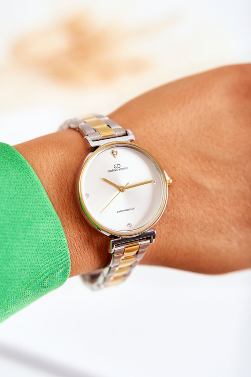 Sieviešu pulkstenis Giorgio & Dario Zelta krāsas-Sudraba krāsas Sieviešu pulkstenis Giorgio & Dario Zelta krāsas-Sudraba krāsas