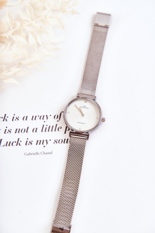 Sieviešu pulkstenis Giorgio & Dario  Sudraba krāsas Sieviešu pulkstenis Giorgio & Dario  Sudraba krāsas