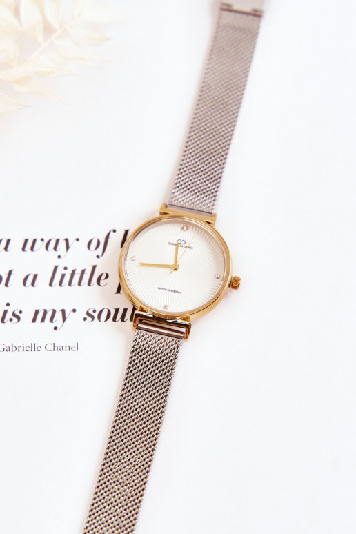 Sieviešu pulkstenis Giorgio & Dario  Zelta krāsas-Sudraba krāsas Sieviešu pulkstenis Giorgio & Dario  Zelta krāsas-Sudraba krāsas