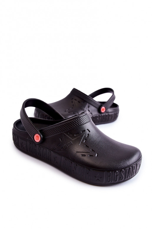 vīriešiem Vieglas čības  Big Star II175001 melnas krāsas vīriešiem Vieglas čības  Big Star II175001 melnas krāsas