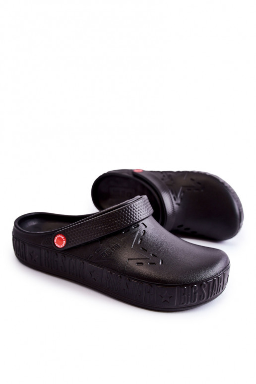 vīriešiem Vieglas čības  Big Star II175001 melnas krāsas vīriešiem Vieglas čības  Big Star II175001 melnas krāsas