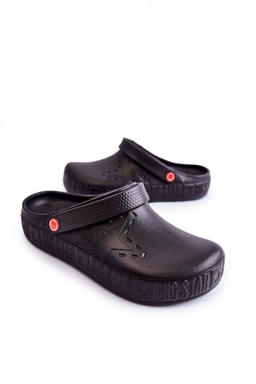 vīriešiem Vieglas čības  Big Star II175001 melnas krāsas vīriešiem Vieglas čības  Big Star II175001 melnas krāsas