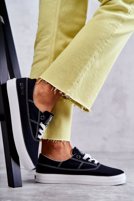 Auduma   Sporta apavi Big Star KK274019 melnas krāsas Auduma   Sporta apavi Big Star KK274019 melnas krāsas