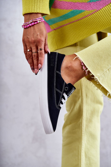 Auduma   Sporta apavi Big Star KK274019 melnas krāsas 2