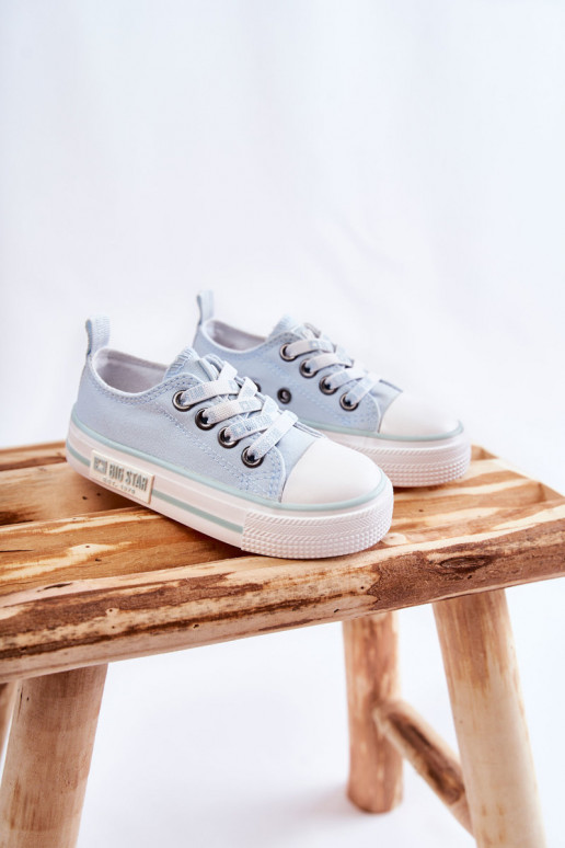 Bērnu apavi Auduma brīvā laika apavi BIG STAR KK374073 Zilas krāsas Bērnu apavi Auduma brīvā laika apavi BIG STAR KK374073 Zilas krāsas