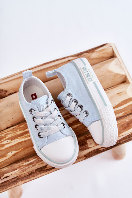 Bērnu apavi Auduma brīvā laika apavi BIG STAR KK374073 Zilas krāsas Bērnu apavi Auduma brīvā laika apavi BIG STAR KK374073 Zilas krāsas