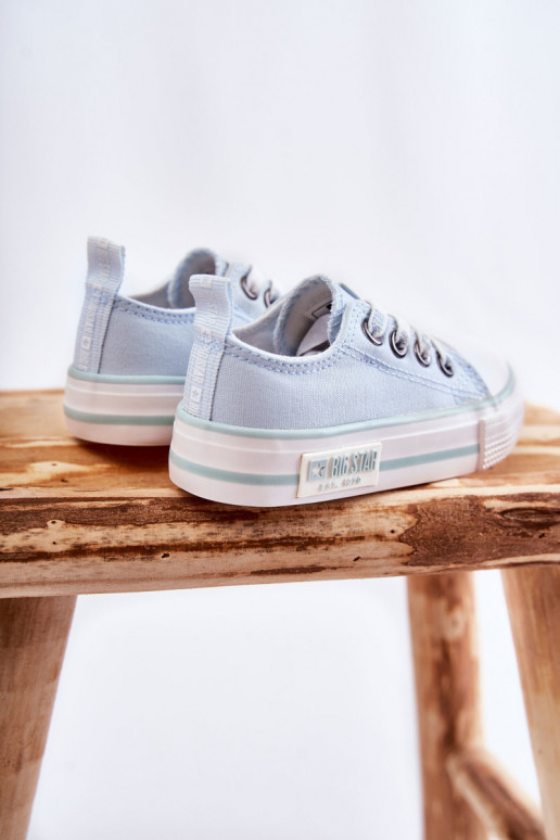 Bērnu apavi Auduma brīvā laika apavi BIG STAR KK374073 Zilas krāsas Bērnu apavi Auduma brīvā laika apavi BIG STAR KK374073 Zilas krāsas