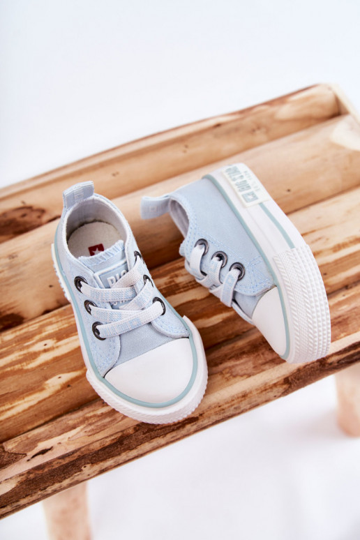 Bērnu apavi Auduma brīvā laika apavi BIG STAR KK374053 Zilas krāsas Bērnu apavi Auduma brīvā laika apavi BIG STAR KK374053 Zilas krāsas