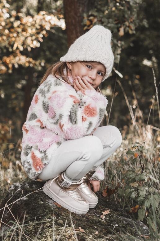 Sniega apavi Big Star KK374221 smilšu krāsas-Zelta krāsas