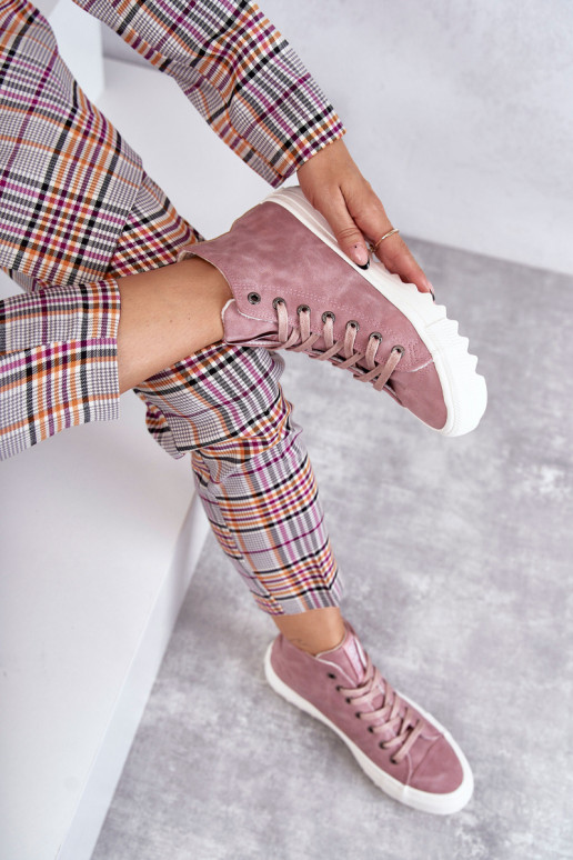 sieviešu puszābaki Big Star  siltināti Rozā krāsas EE274113 sieviešu puszābaki Big Star  siltināti Rozā krāsas EE274113