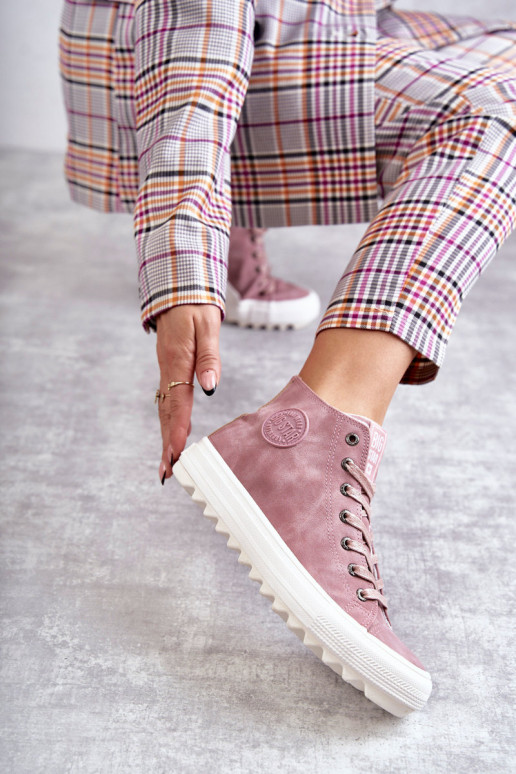 sieviešu puszābaki Big Star  siltināti Rozā krāsas EE274113 sieviešu puszābaki Big Star  siltināti Rozā krāsas EE274113