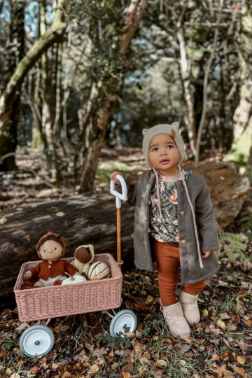 Bērnu siltināti sniega apavi ar bantītēm smilšu krāsas Meriva 2