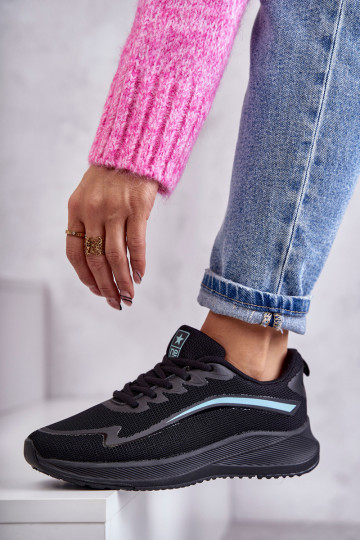 Stilīgasrni sporta apavi Sneakers modeļa apavi melnas krāsas Ida 2