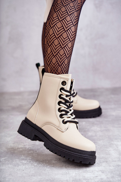 Sieviešu puszābaki  zābaki Ziloņkaula krāsas Denila Sieviešu puszābaki  zābaki Ziloņkaula krāsas Denila