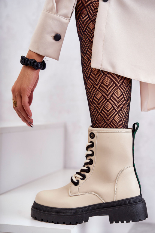 Sieviešu puszābaki  zābaki Ziloņkaula krāsas Denila Sieviešu puszābaki  zābaki Ziloņkaula krāsas Denila