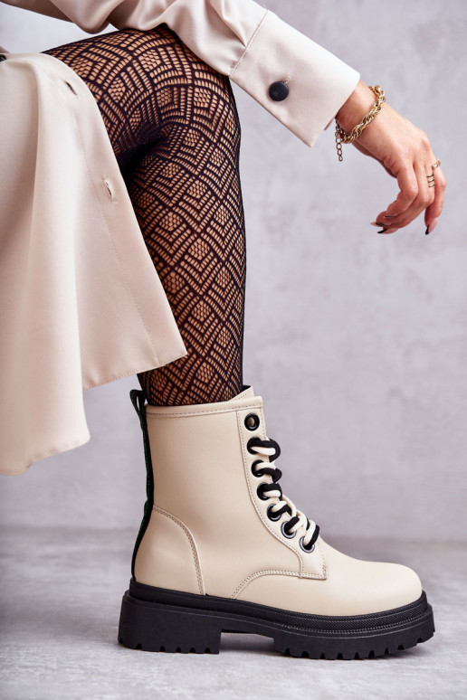 Sieviešu puszābaki  zābaki Ziloņkaula krāsas Denila Sieviešu puszābaki  zābaki Ziloņkaula krāsas Denila