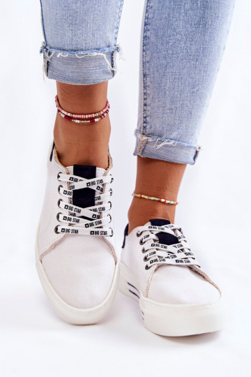 Sieviešu apavi Memory Foam System Big Star KK276002 baltas krāsas 2