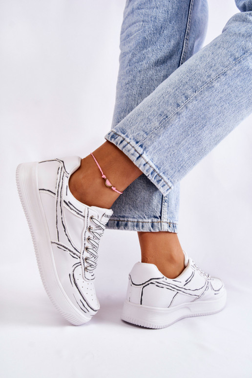 sporta apavi baltas krāsas Solveig sporta apavi baltas krāsas Solveig