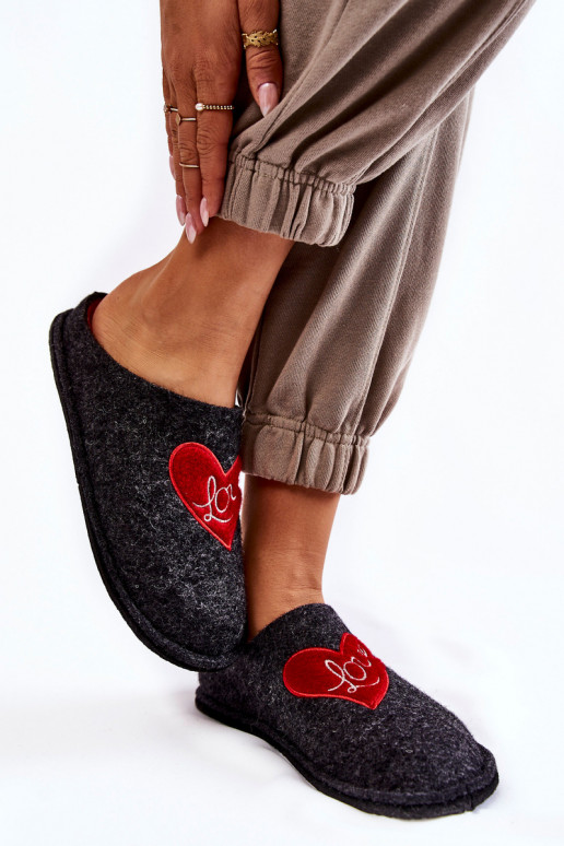 mājas čības Big Star KK276019 -sarkanas krāsas mājas čības Big Star KK276019 -sarkanas krāsas